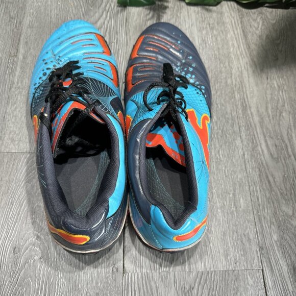MENS PUMA POWERCAT 4.12 SALA BLUE INDOOR SOCCER SHOES SIZE 11 main image 4